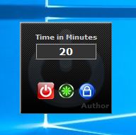 Turn Off PC - Гаджет выключения компьютера для Windows 10, windows 8.1 и windows 7