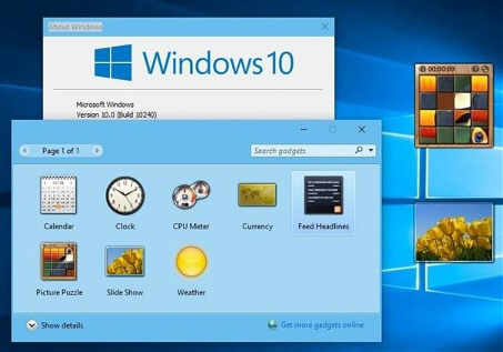 Как установить гаджеты для windows 10 и Windows 8.1